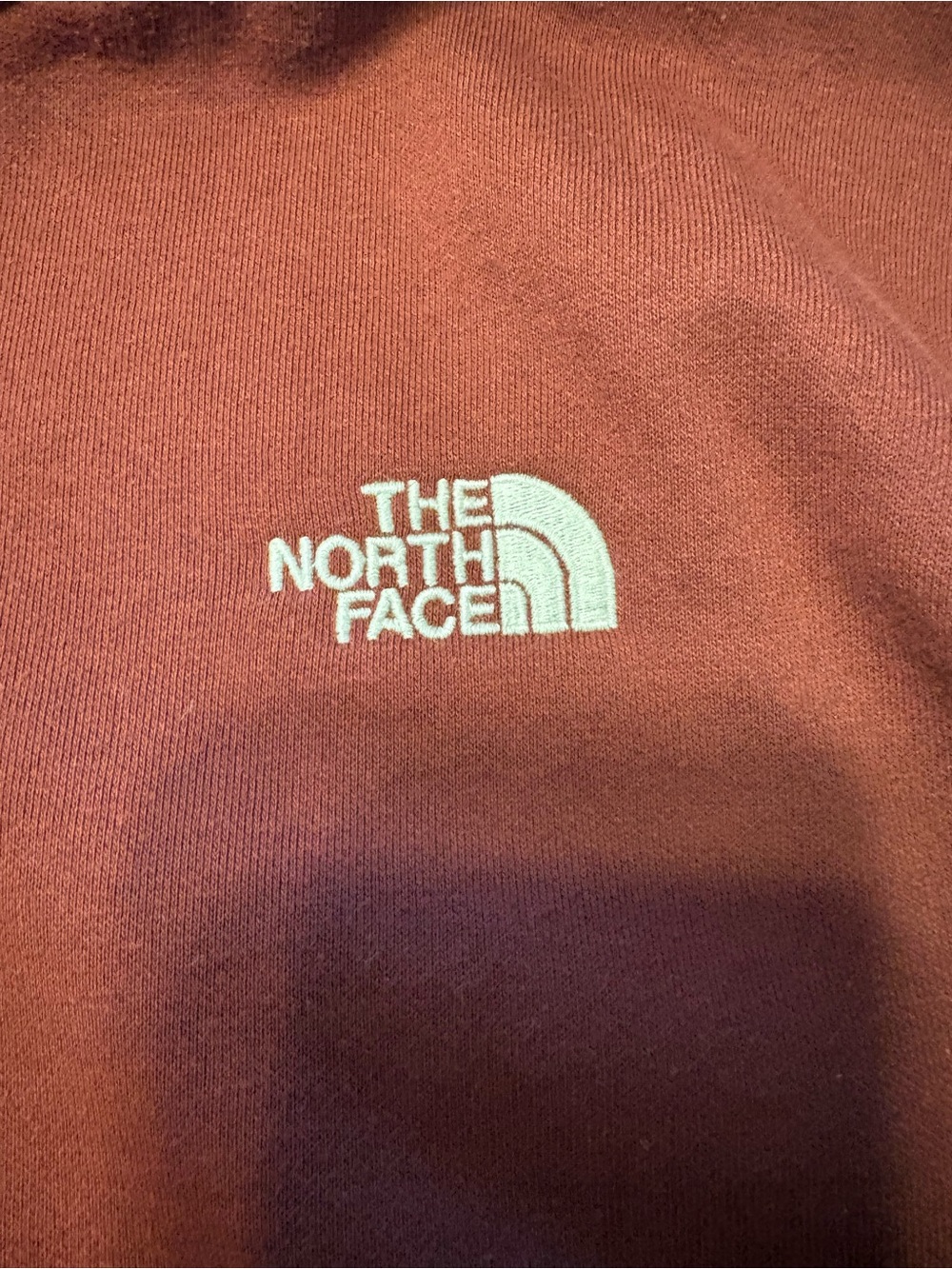 The North Face Men's Maroon Quarter-Zip Pullover Sweatshirt - Picture 4 of 8